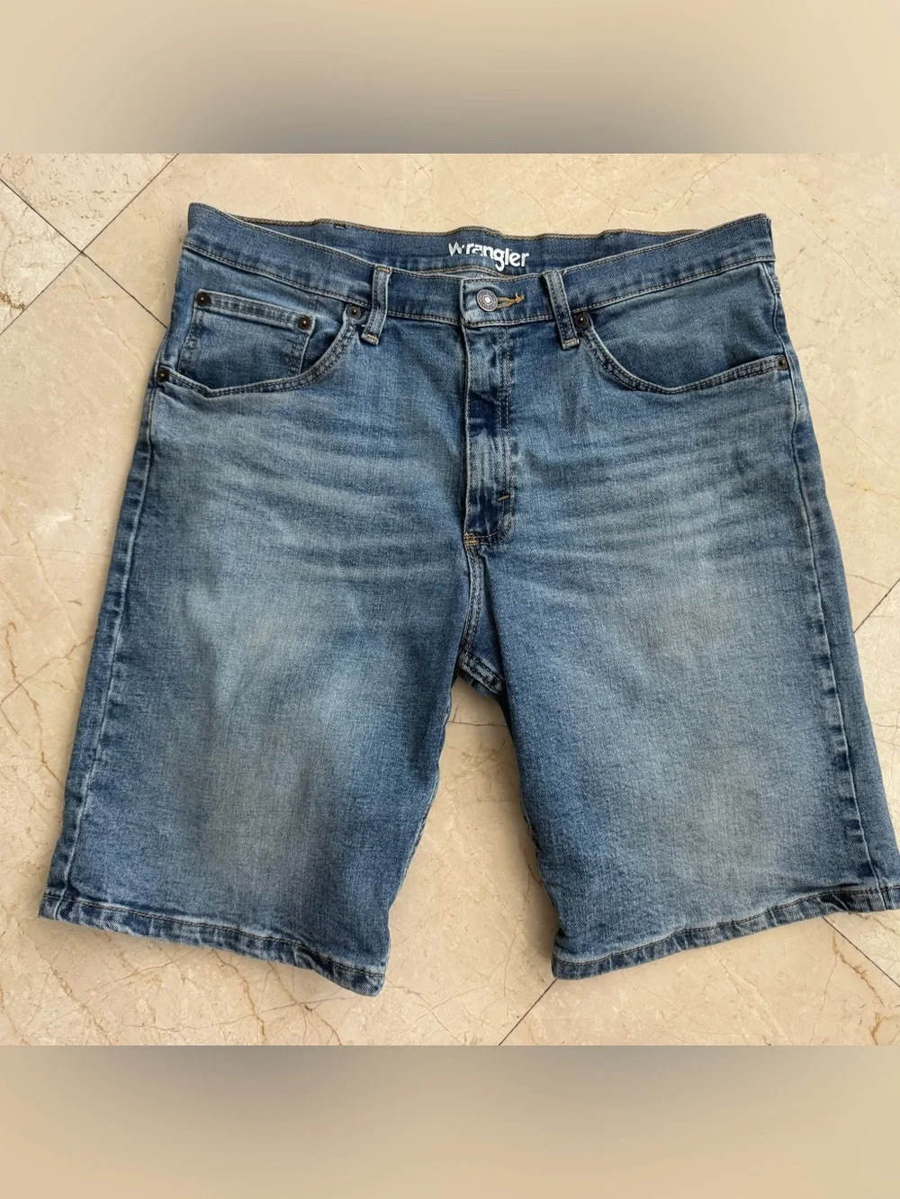 Wrangler Blue Denim Men’s Jean Shorts